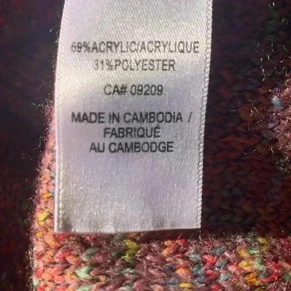 Cleo scoopneck, long sleeve, asymmetrical sweater with a gorgeous colour pallete - Picture 6 of 9